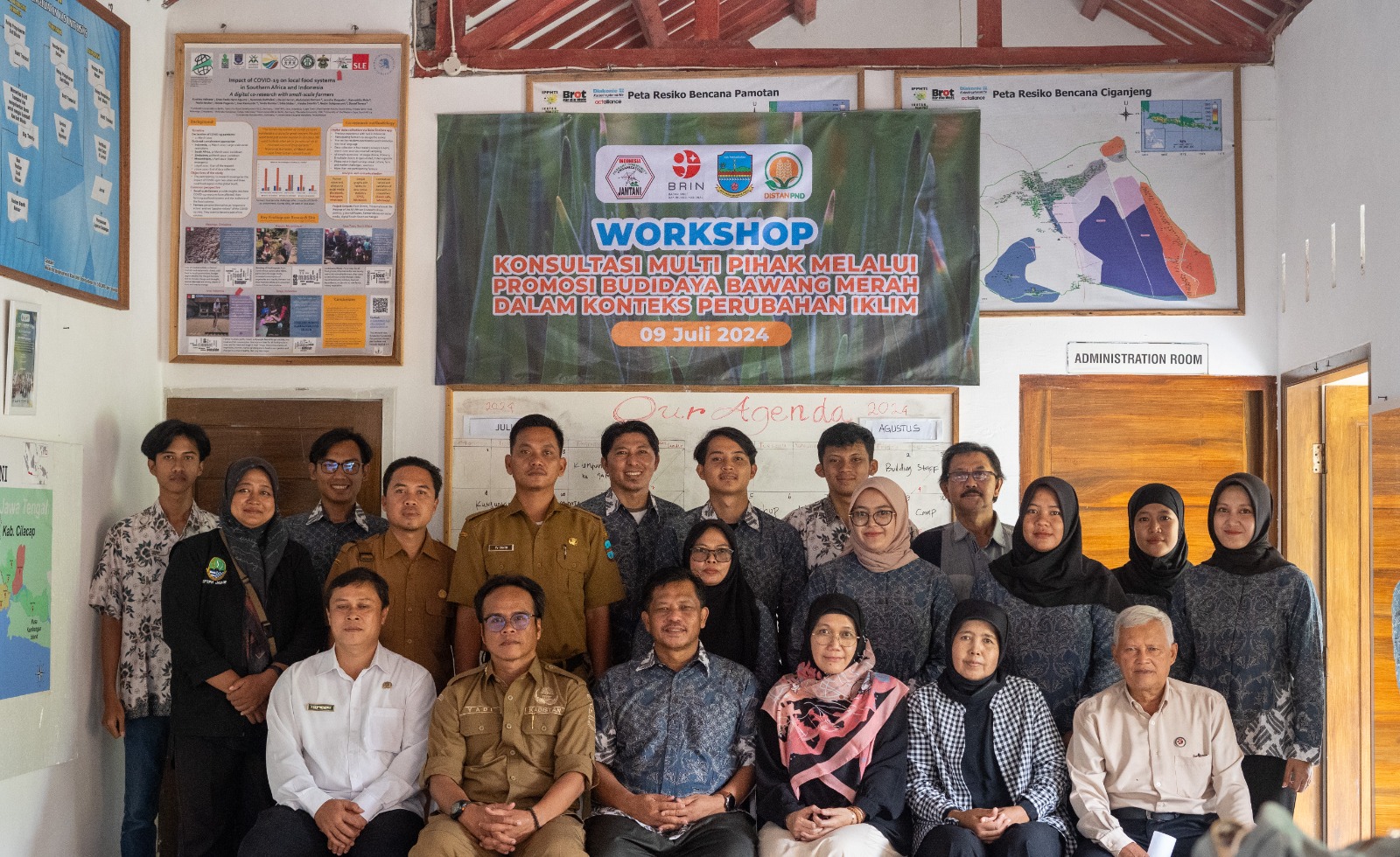 Promotion of Shallot Cultivation in the Context of Climate Change by JAMTANI, BRIN and Pangandaran District Agriculture Department